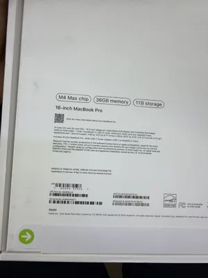 Macbook Pro 16 M4 max 36/1tb