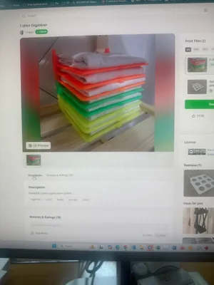 Kiyimlarni tartiblash papkasi 1