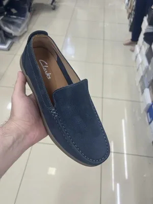 Мужские кожанные мокасины от Clarks 1