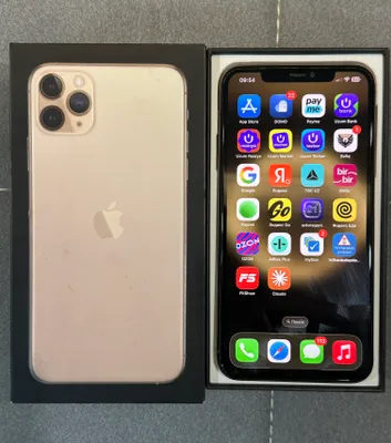 iPhone 11 Pro Max 256 ГБ золотого цвета 1