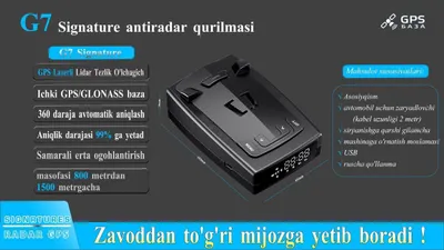 G7 Signature Antiradar Qurilmasi 1