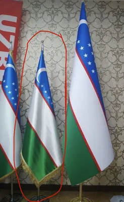Флаг Узбекистана
