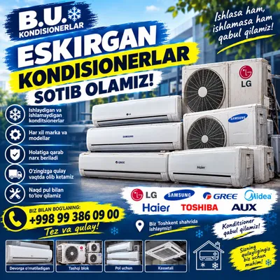 Kondesanirlar sotib olamiz
