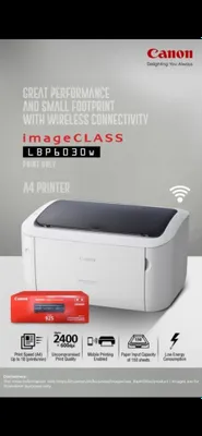 Принтер Canon LBP6030w WiFi лазерный черный белый Доставка есть 1