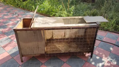 Нора для кроликов, железный каркас 140 см × 50 см 1