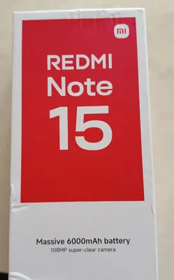 Продаётся Redmi Note 15, состояние новое, использовался 1 месяц 1