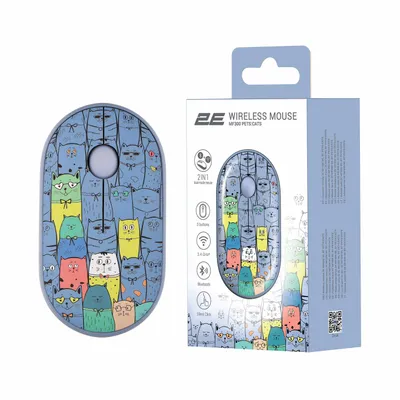 2E MF300 Silent WL BT PETS:CATS&DOGS sichqonchasi 1