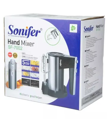 Sonifer 2 в 1, новый ручной миксер-венчик SF-7002 1