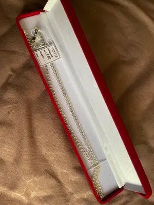 Продам серебряную цепочку 1