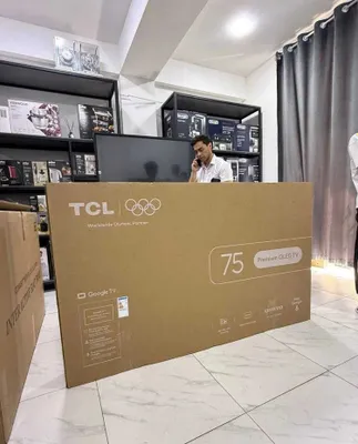 TCL 75 4K Smart TV Google TV televizori, yetkazib berish bepul 1