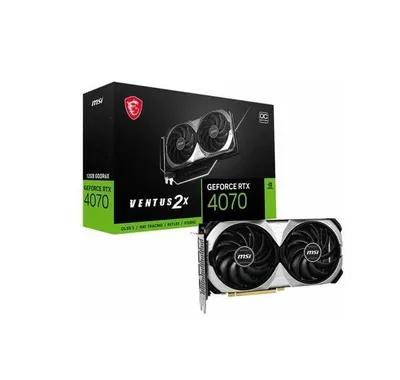 | 12GB GeForce RTX4070 MSI VENTUS 2X 192-bit videokartasi 1