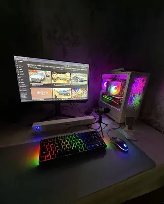 Игровой ПК: Intel Core i5-12400F, ASUS GeForce RTX 3060 12 ГБ 1