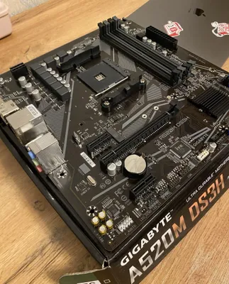 Gigabyte AMD AM4 A520M DS3H DDR4 anakart platasi 1