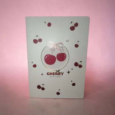 милый блокнот BIG ROLE cherry 1