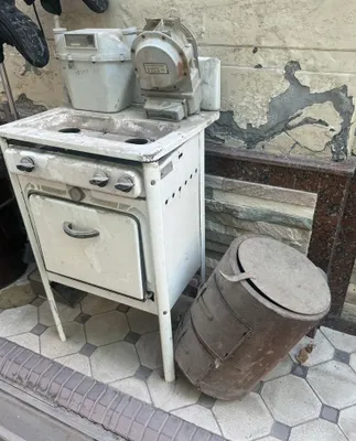 Газовая плита с двумя конфорками 1