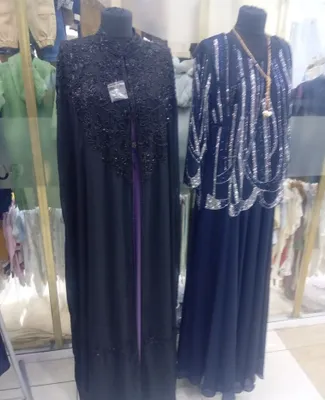 Shifondan tikilgan «Sulton» abaya, ayollar uchun yangi kechki ko‘ylak, qo‘l mehnati 1