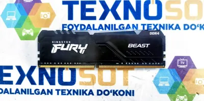 Kingston Fury Beast RGB 16GB DDR4 tezkor xotirasi