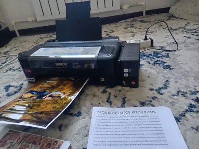 Epson L110, состояние новое, пробег очень маленький — 600 страниц 2