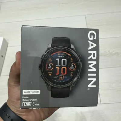 Garmin Fenix 8 — 47 mm, AMOLED Sapphire, Carbon Gray DLC titani korpus 1