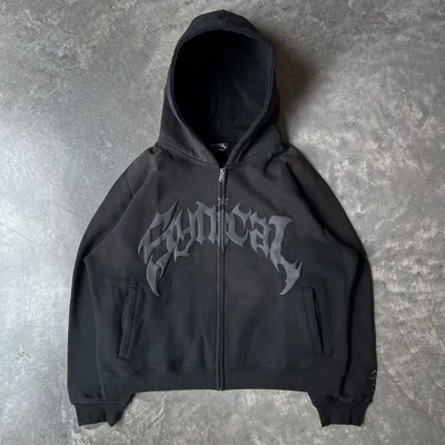 Radical Gothic Zip Hoodie 1