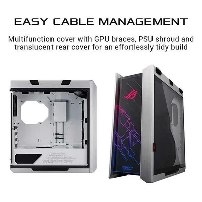 ! ASUS ROG GX601 Helios WHITE korpusi, QQS bilan narxi