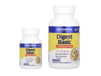Enzymedica Digest Basic + Probiotics — probiotikli hazm qilish uchun qo‘shimcha 1