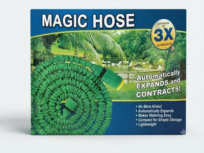 Magic Hose mo‘jizaviy bog‘ shlangi, yashil rangda, 25 metr 1