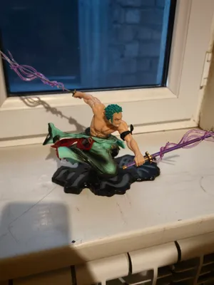 one piece zoro anime figurkasi, 25 sm 1