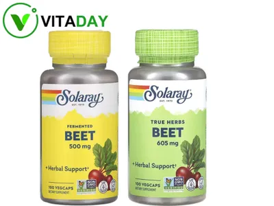 Solaray Beet 605 mg Lavlagi True Herbs Beet Fermented Beet 500 mg 1