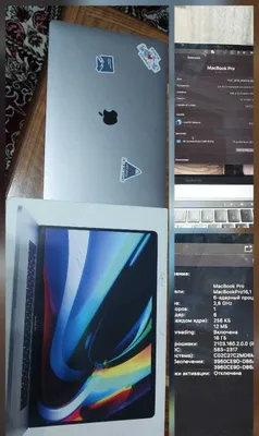 Название модели: MacBook Pro Идентификатор модели: MacBookPro16,