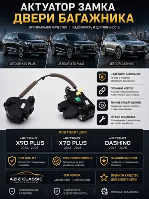 Замок багажника Jetour X70 X90 Dashing 1