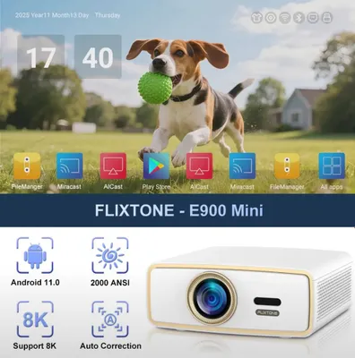 Проектор Flixtone E900 mini 1
