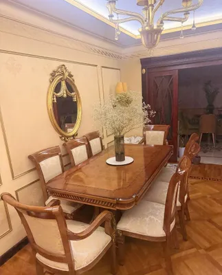 Продам роскошный стол из натурального дерева + 8 стульев 1
