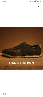DARK BROWN КРОССОВКИ 1