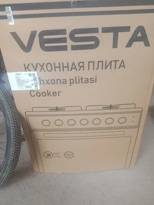 Газовая плита Vesta, работает и на газе, и на электричестве 1