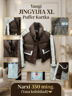 qizlar va ayollar uchun puffer kurtka