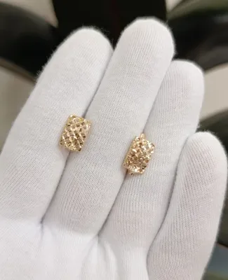 Золотые Серьги Лёгкие Вес 1