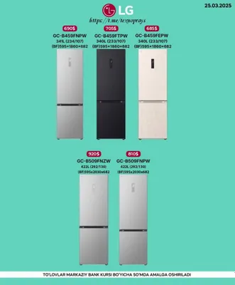 LG muzlatgichlari dileridan 1