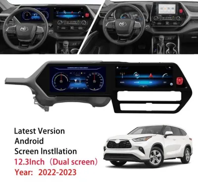 Toyota Highlander monitori / magnitola