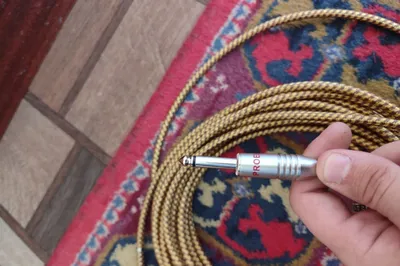 6,3 mm li 10 m uzunlikdagi instrumental kabel 1