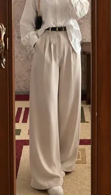брюки бежевые