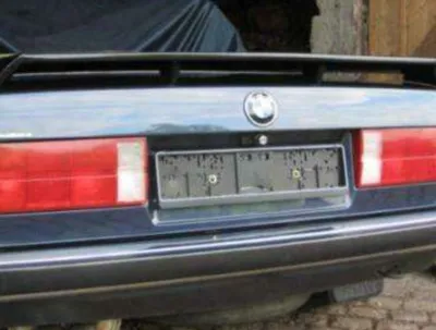 BMW E30 3 series OEM BDO Germany Heckspoiler original spoyleri 1
