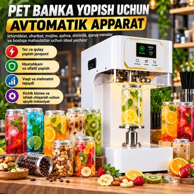 Автоматический аппарат для укупорки ПЭТ-бутылок 1