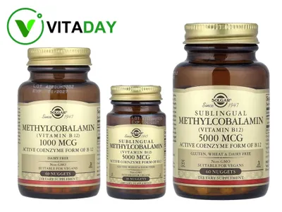 Solgar Methylcobalamin Vitamin B12 metilkobalamin (B12 vitamini) 1