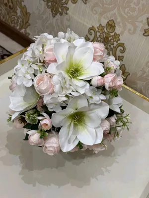 цветы искусственные декоративные в горшке, букет и т. д. 1