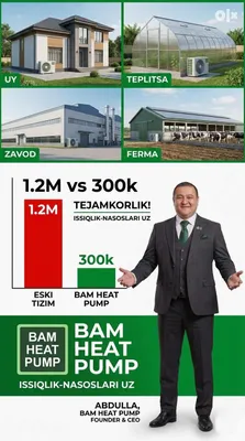 -40% СКИДКА Тепловой насос Кибрай Фанкойлы 1