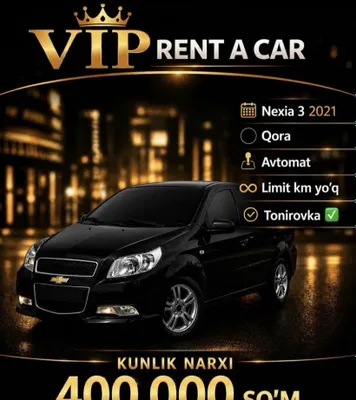 Vip Rent A Car 24/7