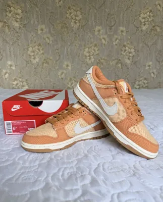 Nike Dunk Low to‘q sariq, kanvas, original, 37.5 1