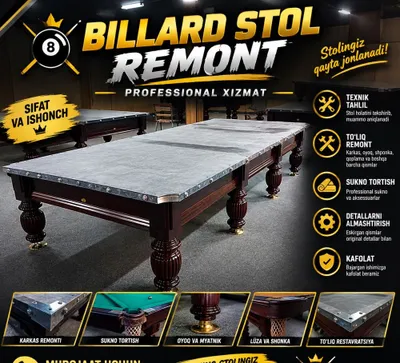 Billard Stol Remont Qilamz 1