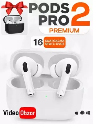 Беспроводные наушники Pods Pro 2 Premium, сенсорные